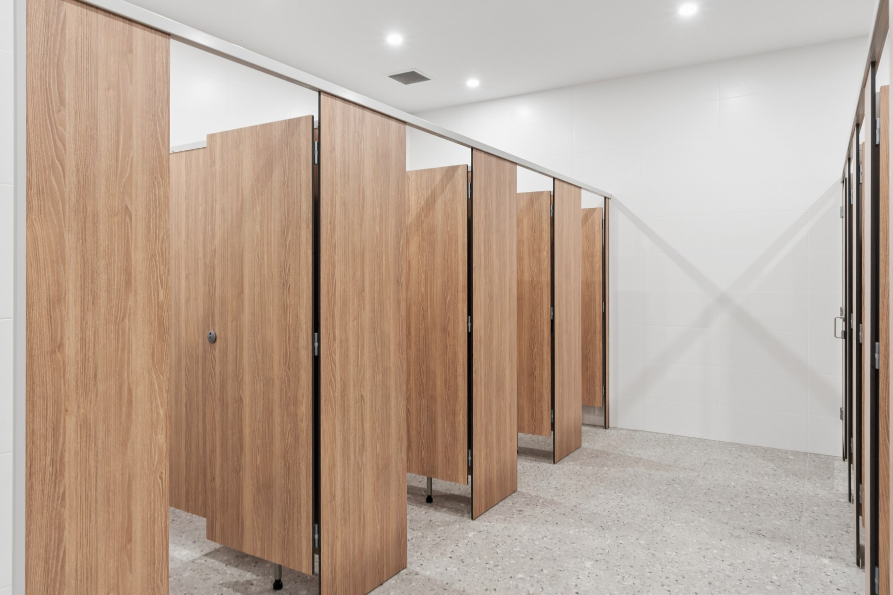 Cubicles inside the venue facilities